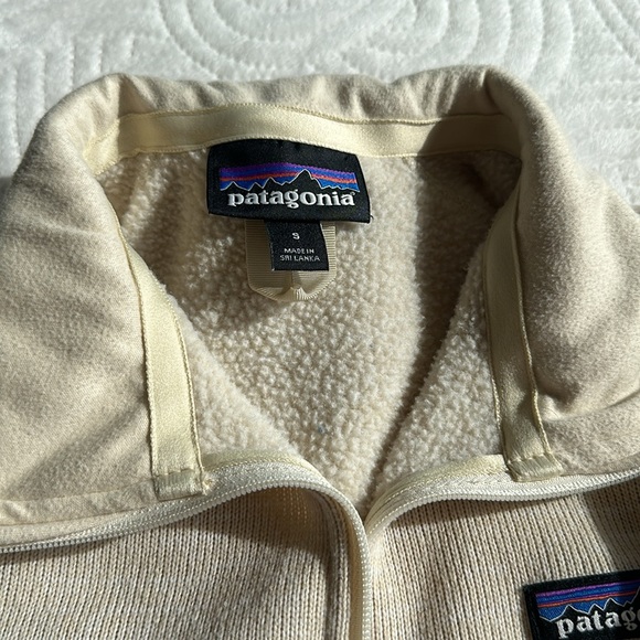 Patagonia fleece-lined off white free-lines sweat size:s - Picture 5 of 8